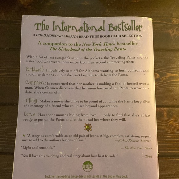 The second summer of the sisterhood by ann brashares - Picture 2 of 2